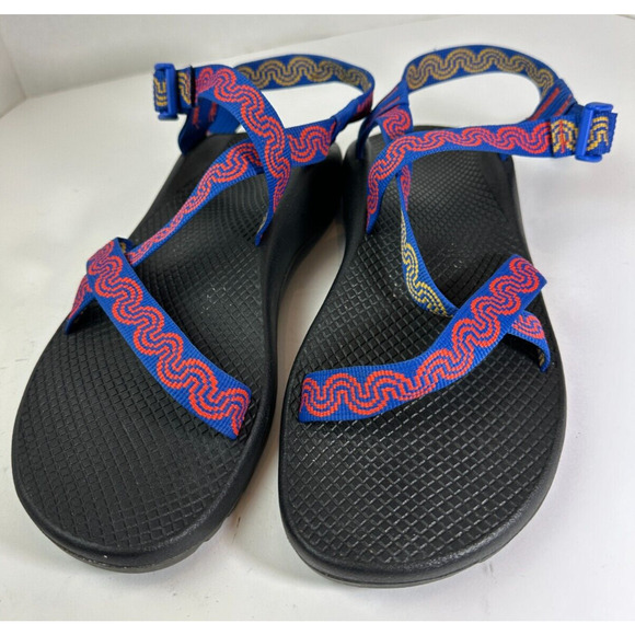 Chaco Z/1 Classic Sandal Comfort Hiking Women's Size 11 Gains Royal Blue EUC - Picture 11 of 11